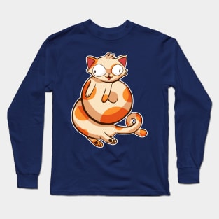 Stretchy Cat Long Sleeve T-Shirt